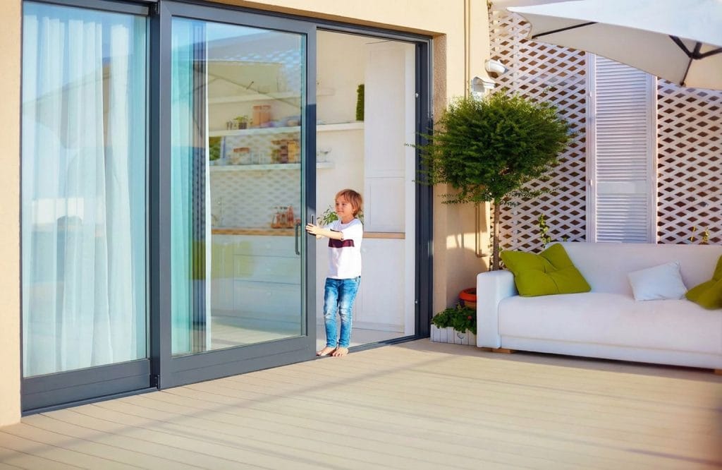 Formalux - Perth Double Glazed Windows & Doors - child upvc door frame