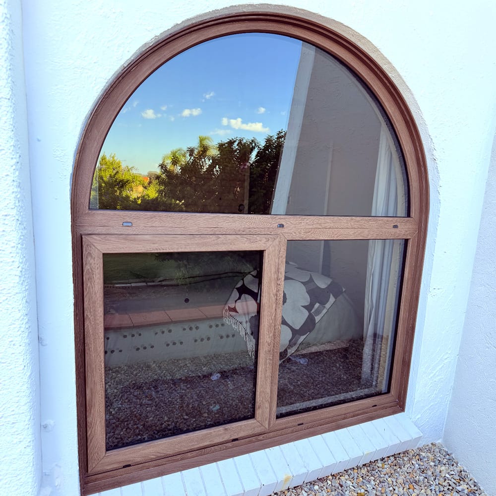 Formalux Double Glazing - Installs - Arched Frame in Safety Bay 2